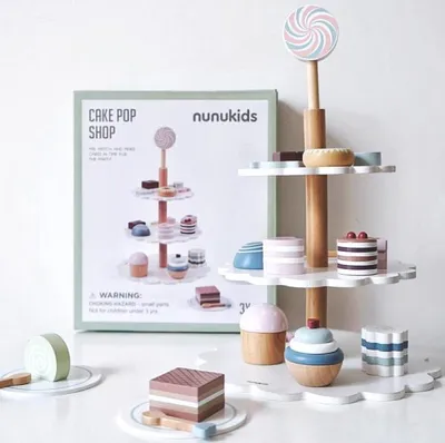 Produktbild von 360Home Kinderspielzeug Holzsimulationstorte Desserts Set