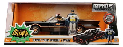 Produktbild von Jada Toys Batman Spielzeugauto 1966 Batmobile 1:24 mit Figur