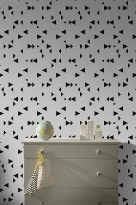 Produktbild von Coloray Fototapete 152x104 cm Latextapete Magicstick - Dreieck regelmäßige Formen geometrisch skandinavisch