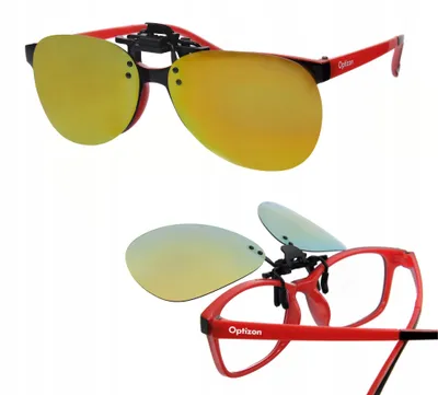 Produktbild von Polarisierte Klapp-Sonnenbrillen-Aufsätze mit UV400-Schutz