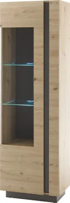 Produktbild von Vitrine Clair - Artisan Eiche ohne Beleuchtung