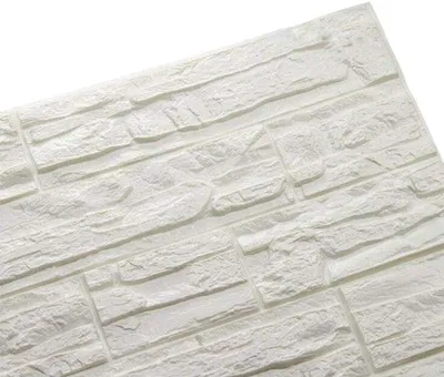 Produktbild von 3D Wandpaneel 60 x 60 cm Selbstklebendes Dekoratives 3D Wandelement, Wasserdichtes Wandbild für Wohnzimmer, Schlafzimmer, Küche (36, Stein)