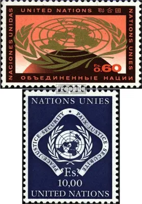 Produktbild von Briefmarken UNO - Genf 1970 Mi 9-10 (kompl.Ausg.) gestempelt Freimarken