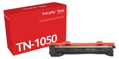 Produktbild von Everyday™ Schwarz Toner von , kompatibel mit Brother TN1050, Standardkapazität, 1000 Seiten, Schwarz, 1 Stück(e)