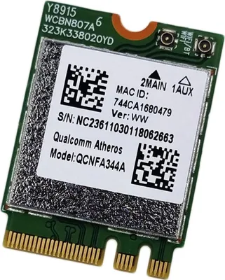 Image de ATH QCNFA344A WIFI 5 M.2 867 Mbps, carte BT 4.1