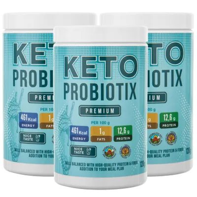 Image de 3x Keto Probiotix Powder - complément alimentaire 120g
