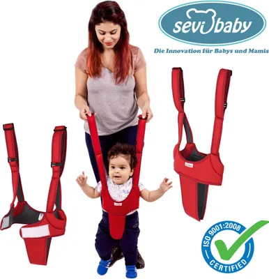 Produktbild von Sevibaby ROT Baby Lauflernhilfe Walk Walking Aid Gehhilfe Gehfrei Laufhilfe 688-11