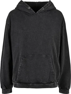 Produktbild von Build Your Brand BY194 | LadiesŽ Acid Washed Oversize Hoody XS bis 5XL - Farbe: Asphalt - Größe: 4XL