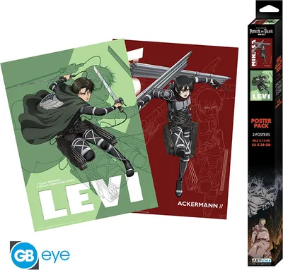 Produktbild von ATTACK ON TITAN Set 2 Chibi Posters - Set 1 (52x38)
