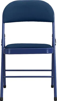 Produktbild von Klappstuhl 2er-Set - Samt & Metall - Blau - ORTENSIA