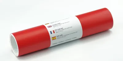 Produktbild von Kreativplotter Vinylfolie matt SIGNALROT 21x300 cm
