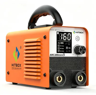 Produktbild von Inverter-Schweißgerät - ARC200mini3 - MMA/Lift-TIG - 120 A - 60 % Einschaltdauer - 220–240 V EU-Stecker - Digitalanzeige - VRD, Hot Start, Arc Force, Anti-Stick