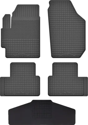 Produktbild von Gummi Fußmatten Set Für: Mazda Cx-7 (2009-2012) Gummimatten Schwarz