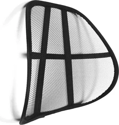 Immagine prodotto di Supporto per la schiena Supporto lombare per ufficio Sedia auto Poltrona Coprisedile Nero 10x