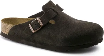 Produktbild von Birkenstock Boston BS Damen Sandalen Pantolette Leder Schmale Weite 0660463