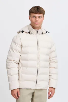 Produktbild von Solid SDMilas Herren Steppjacke Jacke Winterjacke mit abnehmbarer Kapuze hochschließender Kragen Eingrifftaschen Regular fit