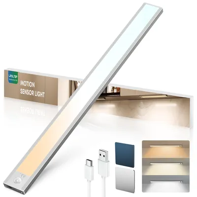 Immagine prodotto di Lampada a LED da incasso per armadi, con sensore di movimento, batteria da 3000 mAh, 3 colori