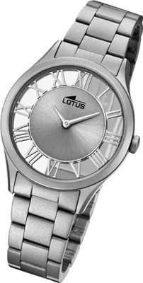 Produktbild von Lotus Damen Uhr Trendy Fashion L18398/1 Edelstahl Armband-Uhr grau UL18398/1