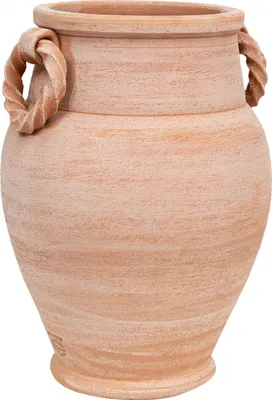 Produktbild von Topf terracotta 32x32x46 cm, Vase aus ton, Vasen deko
