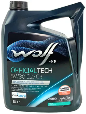 Produktbild von Wolf OfficialTech 5W-30 C2/C3 5 Liter (1051981)