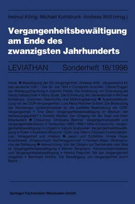 Obrázok produktu pre Vergangenheitsbewältigung am Ende des zwanzigsten Jahrhunderts