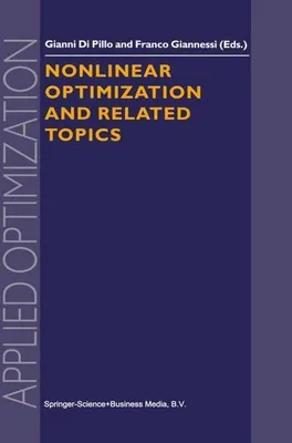 Produktbild von Nonlinear Optimization and Related Topics