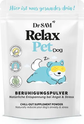 Zdjęcie produktu dla Dr SAM RelaxPet Dog - Uspokajająca karma uzupełniająca 140g