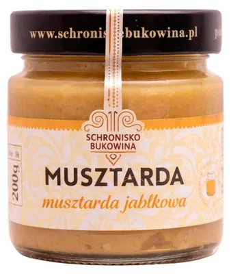 Zdjęcie produktu dla Musztarda jabłkowa 200 g – Schronisko Bukowina