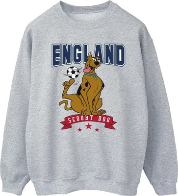 Produktbild von Scooby Doo - "England Football" Sweatshirt für Herren BI44171 (S) (Grau)