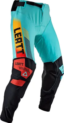 Productafbeelding van Leatt Moto Cross broek 5.5 I.K.S. 23, turquoise/zwart/rood, maat S