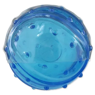 Zdjęcie produktu dla Zabawka DOG FANTASY STRONG piłka o zapachu bekonu niebieska 7 cm