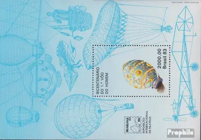 Produktbild von Briefmarken Brasilien 1983 Mi Block56 (kompl.Ausg.) postfrisch Briefmarkenausstellung