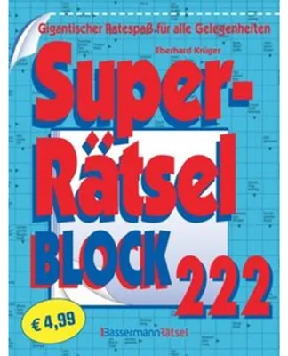 Produktbild von Krüger, E: Superrätselblock 222