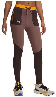 Productafbeelding van Leggings Under Armour Ua Launch Trail "Marrón Naranja" voor Dames