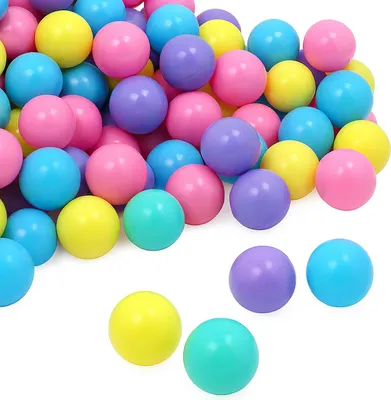 Produktbild von 3000 Bunte Bälle für Bällebad 7cm Baby Spielbälle Kinder Spielzeug Plastikbälle