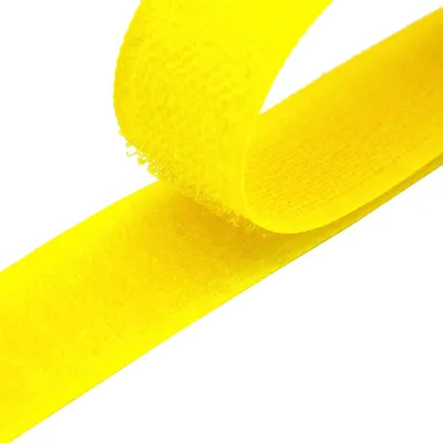 4m Klettband zum Nähen sonnengelb 506