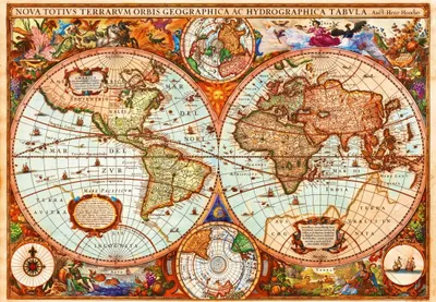 Image de BLUEBIRD Puzzle Carte historique 1000 pièces