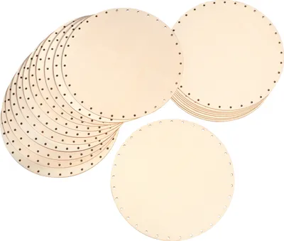 Produktbild von VBS XXL Peddigrohr-Böden "Rund", 20 Stück, 3 mm Ø 20 cm