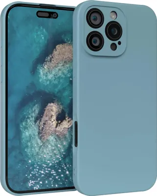 Produktbild von EAZY CASE - TPU Hülle für Apple iPhone 16 Pro Max, TPU Case stoßfeste Handyhülle, weiches Cover mit Kameraschutz, Silikonhülle in Blau