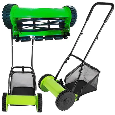 Produktbild von Handrasenmäher mit mechanischer Trommel und 40 cm Fangkorb