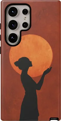 Produktbild von Sonnenfrau im Profil – Hülle Kompatibel mit Samsung Galaxy S24 Ultra
