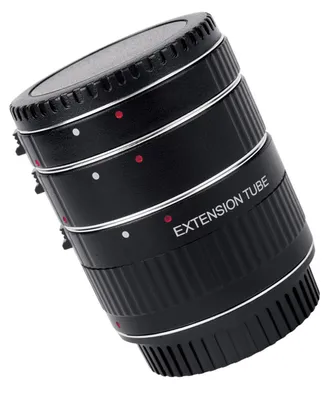 Zdjęcie produktu dla Zestaw pierścieni przedłużających do autofokusa AF TTL 12 mm, 20 mm, 36 mm z metalowym uchwytem i osłonami do obiektywów Canon EF i EF-S 35 mm do lustrzanek cyfrowych