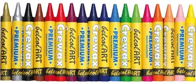 Immagine prodotto di Eduplay Pastelli a cera Crewax Premium Set 18 colori per bambini