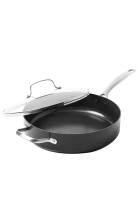 Produktbild von GreenPan Copenhagen, Rund, Bratpfanne, Schwarz, Keramik, 220 °C, Aluminium