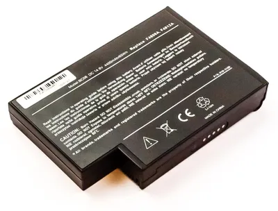 Produktbild von Akku für HP Compaq NX9020 Li-Ion 14,8 Volt 4400 mAh schwarz.