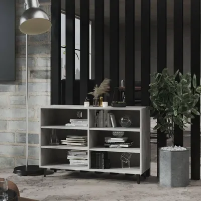 Obrázek produktu pro vidaXL Příborník betonový šedý 103,5x35x70 cm odvozený výrobek ze dřeva