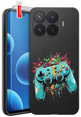 Productafbeelding van Beschermhoezen voor de Xiaomi 17T Pro – Designs | Mat siliconen hoesje + 9H-glas