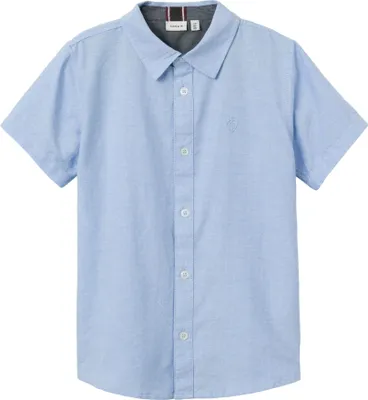 Zdjęcie produktu dla Koszula z krótkim rękawem z kołnierzykiem typu button-down i logo |