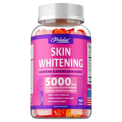Image de Skin Whitening Glutathione (100 oursons gélifiés) Complément alimentaire, anti-âge, anti-rides, peau, éclaircissement de la peau, raffermissement, lissage