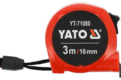 Productafbeelding van Yato - Meetlint AW2194 (19 mm x 5 m) (Rood/Zwart)